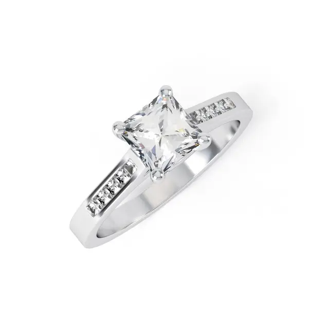 Iris Channel Set Ring
